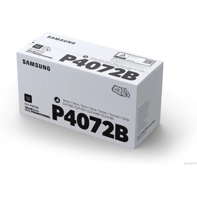 Lot de 2 cartouches toner noires Samsung CLT-P4072B - Toner - Publicité Lot de 2 cartouches toner noires Samsung CLT-P4072B - Toner - Publicité