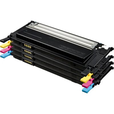 Samsung CLT-P4092C Pack de 4 Cartouches Toner Noir/Cyan/Magenta/Jaune - Publicité Samsung CLT-P4092C Pack de 4 Cartouches Toner Noir/Cyan/Magenta/Jaune - Publicité