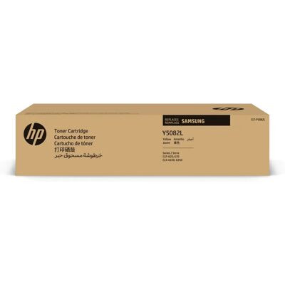 Toner Jaune Samsung CLT-Y5082L - Cartouche d'imprimante - Publicité Toner Jaune Samsung CLT-Y5082L - Cartouche d'imprimante - Publicité
