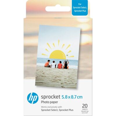 HP Sprocket Plus Fotopapier - 20 vellen - Glanzend wit HP Sprocket Plus Fotopapier - 20 vellen - Glanzend wit