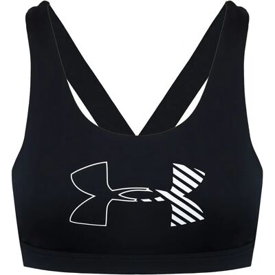 Under Armour HeatGear Logo Dames Sport-BH - 1305649 001 S Under Armour HeatGear Logo Dames Sport-BH - 1305649 001 S