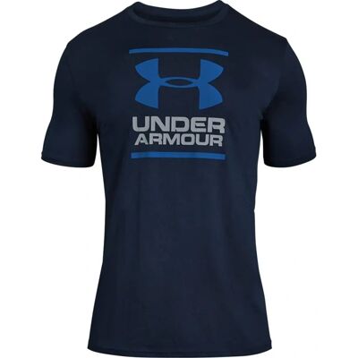 Under Armour Modèle 1326849 - T-shirt Manches Courtes Marine - Publicité Under Armour Modèle 1326849 - T-shirt Manches Courtes Marine - Publicité