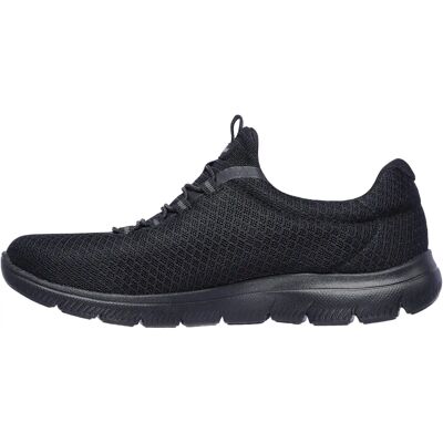 Sapatos Skechers Summits Pretos - Conforto Diário Sapatos Skechers Summits Pretos - Conforto Diário