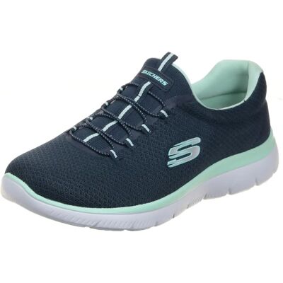 Skechers Summits Navy Slip-on Trainers - Footwear Skechers Summits Navy Slip-on Trainers - Footwear