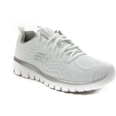 Skechers Graceful - Get Connected - weiß/silber Skechers Graceful - Get Connected - weiß/silber