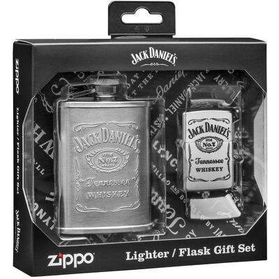 Zippo Jack Daniels Flask & Lighter Gift Set Zippo Jack Daniels Flask & Lighter Gift Set