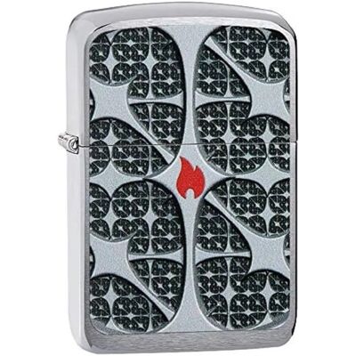 Zippo 1941 Design Texture Argentée - Allume-feu - Type de Produit - Publicité Zippo 1941 Design Texture Argentée - Allume-feu - Type de Produit - Publicité