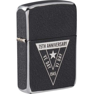 Zippo Vitória da 2ª Guerra Mundial 75º Aniversário Colecionável Zippo Vitória da 2ª Guerra Mundial 75º Aniversário Colecionável