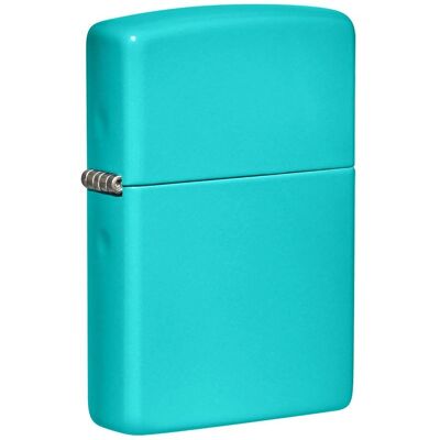 Zippo Türkis Flacher Feuerzeug - Feuerzeug Zippo Türkis Flacher Feuerzeug - Feuerzeug