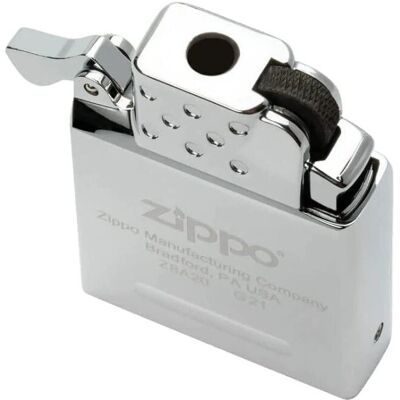 Zippo 65815 - Isqueiro de metal recarregável à prova de vento - Chama amarela Zippo 65815 - Isqueiro de metal recarregável à prova de vento - Chama amarela