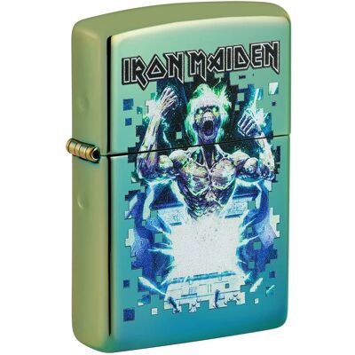 Zippo Iron Maiden Wysokopolerowany teal zapalniczka - Odporna na wiatr Zippo Iron Maiden Wysokopolerowany teal zapalniczka - Odporna na wiatr
