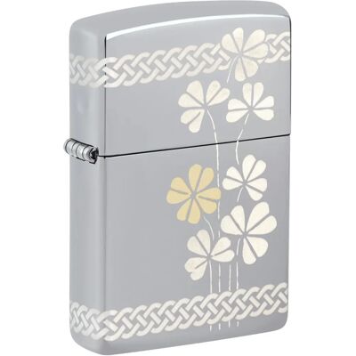 Zippo Clover Design Winddichtes Feuerzeug - Feuerzeug Zippo Clover Design Winddichtes Feuerzeug - Feuerzeug