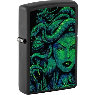 Zippo Medusa Design Black Matte Windproof Lighter - Lighter Zippo Medusa Design Black Matte Windproof Lighter - Lighter