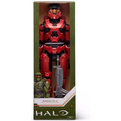 Halo Mk VII Spartan - Figurine articulée avec fusil - Publicité Halo Mk VII Spartan - Figurine articulée avec fusil - Publicité