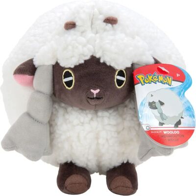 Jazwares Pokémon Wooloo Peluche - 20 cm Jazwares Pokémon Wooloo Peluche - 20 cm