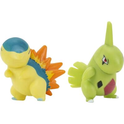 Jazwares Pokémon Battle Figure Set - Pack - Larvitar + Cyndaquil Jazwares Pokémon Battle Figure Set - Pack - Larvitar + Cyndaquil
