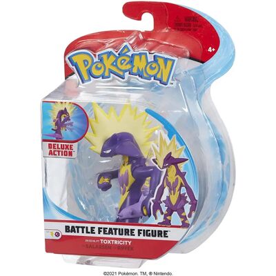 Figurine en vinyle Toxtricity Pokémon - Fonction de combat - 4,5 pouces - Publicité Figurine en vinyle Toxtricity Pokémon - Fonction de combat - 4,5 pouces - Publicité