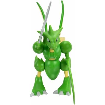 Figuryna Pokémon Scyther od Jazwares - 4,5 cala gotowa do walki Figuryna Pokémon Scyther od Jazwares - 4,5 cala gotowa do walki