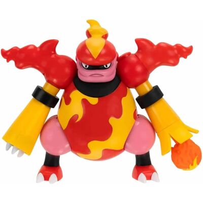 Figurine d'action Pokémon Magmortar de Jazwares - 4,5 pouces - Publicité Figurine d'action Pokémon Magmortar de Jazwares - 4,5 pouces - Publicité