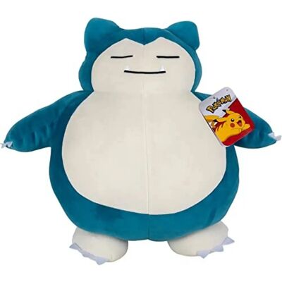 Jazwares Pokémon Plusz Snorlax - 45cm - Wielokolorowy Jazwares Pokémon Plusz Snorlax - 45cm - Wielokolorowy