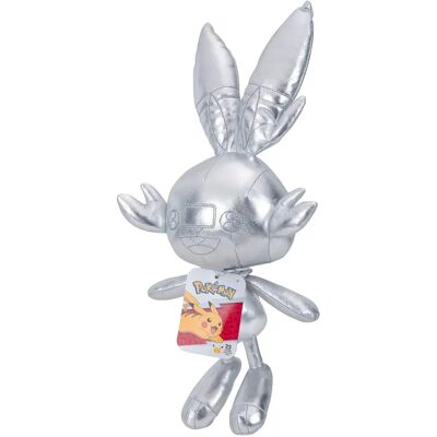 Pokémon 25. Jubiläum Select Plüschfigur Hopplo Silber 20 cm Pokémon 25. Jubiläum Select Plüschfigur Hopplo Silber 20 cm