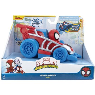 Spidey 15cm Zabawka - Wheelies z Webem dla Dzieci Spidey 15cm Zabawka - Wheelies z Webem dla Dzieci