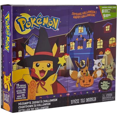 Pokemon Halloween-Kalender 2021 - Sammelfiguren & Überraschungen Pokemon Halloween-Kalender 2021 - Sammelfiguren & Überraschungen
