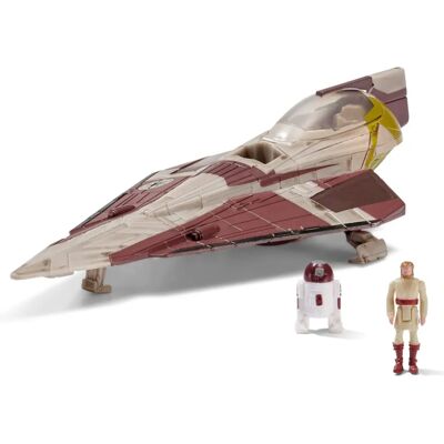 AniWorld Star Wars Micro Galaxy Squadron Jedi Starfighter Fahrzeug - Obi-Wan Kenobi & R4-P17 AniWorld Star Wars Micro Galaxy Squadron Jedi Starfighter Fahrzeug - Obi-Wan Kenobi & R4-P17