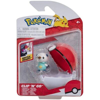 Jazwares Pokémon Oshawott & Poké Ball - Speelgoedfiguur Jazwares Pokémon Oshawott & Poké Ball - Speelgoedfiguur