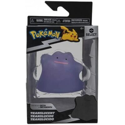 Figura de ação Ditto translúcido Jazwares - Pokémon Figura de ação Ditto translúcido Jazwares - Pokémon
