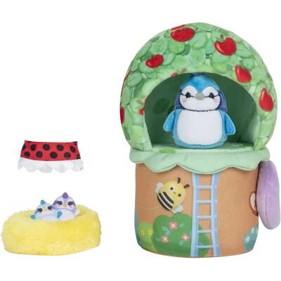 Squishmallows Babs Blue Jay Domek na drzewie - Misiowy domek Squishmallows Babs Blue Jay Domek na drzewie - Misiowy domek