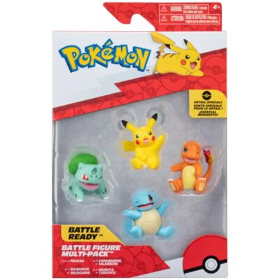 Pokémon Pikachu Bulbasaur Charmander Squirtle Kampffiguren - Fig Pokémon Pikachu Bulbasaur Charmander Squirtle Kampffiguren - Fig