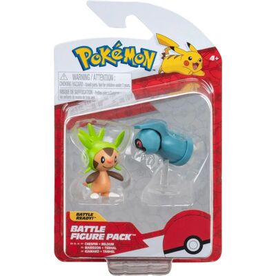 Conjunto de Figuras Pokémon Jazwares - 2 Figuras de Combate - 5cm Conjunto de Figuras Pokémon Jazwares - 2 Figuras de Combate - 5cm