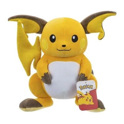 Jazwares Pokémon Raichu Knuffel - Stoffelijk Speelgoed Jazwares Pokémon Raichu Knuffel - Stoffelijk Speelgoed