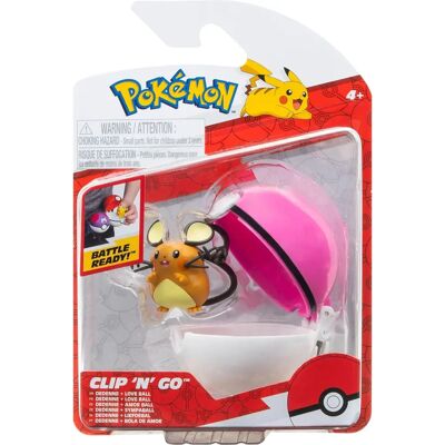 Figurine Pokémon Jazwares Dedenne Love Ball - Action et Collection - Publicité Figurine Pokémon Jazwares Dedenne Love Ball - Action et Collection - Publicité