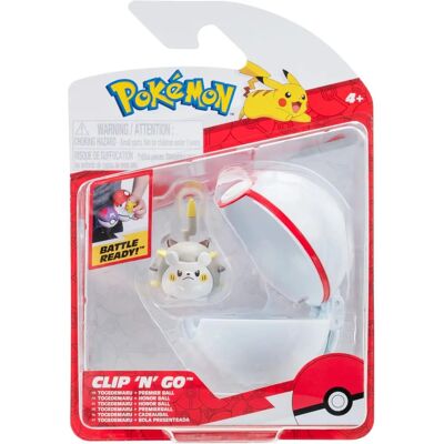 Jazwares Togedemaru Pokémon Clip'n'Go Poké Balls - Spielzeug Jazwares Togedemaru Pokémon Clip'n'Go Poké Balls - Spielzeug