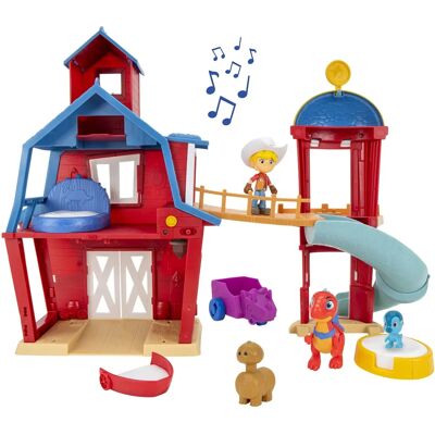 Ensemble de Jeu Dino Ranch de Jazwares avec Maison, Tour et Figurines - Jeu Ensemble de Jeu Dino Ranch de Jazwares avec Maison, Tour et Figurines - Jeu