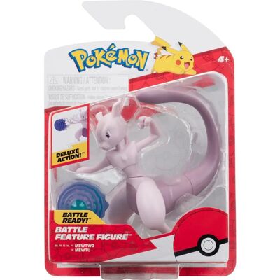 Figurine Mewtwo Jazwares - 10cm Combat Pokémon - Publicité Figurine Mewtwo Jazwares - 10cm Combat Pokémon - Publicité