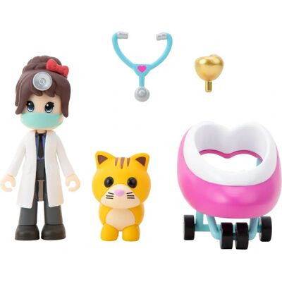 Adopt Me! JWA00014-W01 - Figure Giocattolo, Tema Ospedale, Caratteristiche Interattive Adopt Me! JWA00014-W01 - Figure Giocattolo, Tema Ospedale, Caratteristiche Interattive