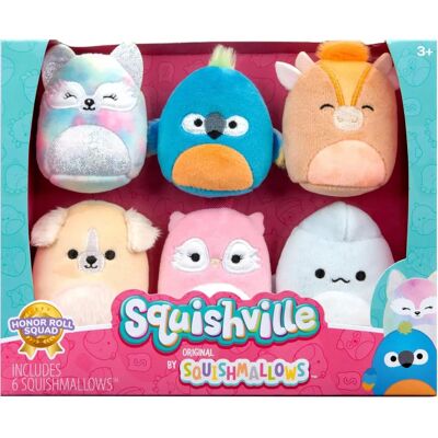Jazwares Honour Squad Mini Squishmallows - Peluche - Publicité Jazwares Honour Squad Mini Squishmallows - Peluche - Publicité