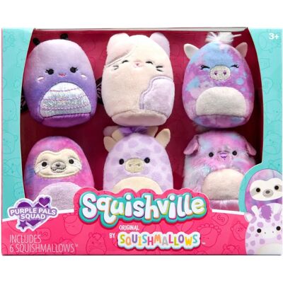Jazwares Squishville Mini Squishmallows Amis Violets - Peluche Jazwares Squishville Mini Squishmallows Amis Violets - Peluche