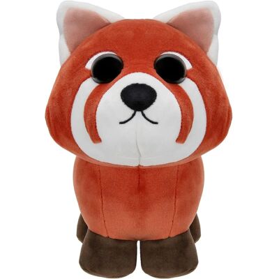 Jazwares Adopt Me! Panda Rouge en Peluche - 20cm, Collector Jazwares Adopt Me! Panda Rouge en Peluche - 20cm, Collector