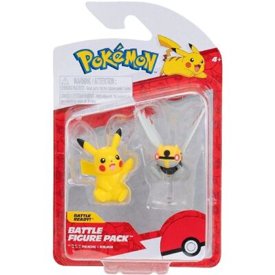 Jazwares Pokémon Ninjask Pikachu Kampf-Set - Action Figuren Jazwares Pokémon Ninjask Pikachu Kampf-Set - Action Figuren