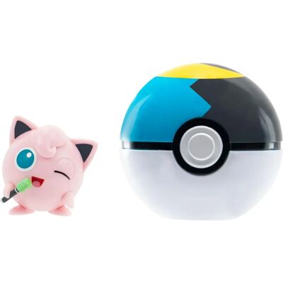 Jazwares Pokémon - Clip N Go - Jigglypuff et Moon Ball - Jouet Jazwares Pokémon - Clip N Go - Jigglypuff et Moon Ball - Jouet