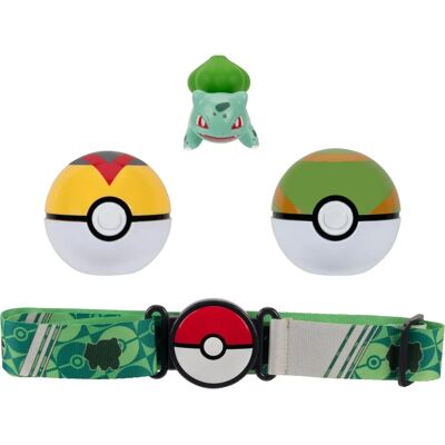 Set de Ceinture Pokémon Bulbasaur - Jouet Officiel Pokémon - Publicité Set de Ceinture Pokémon Bulbasaur - Jouet Officiel Pokémon - Publicité