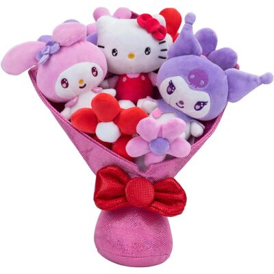 Hello Kitty - 12-inch Plush Valentines Bouquet - Plush Hello Kitty - 12-inch Plush Valentines Bouquet - Plush