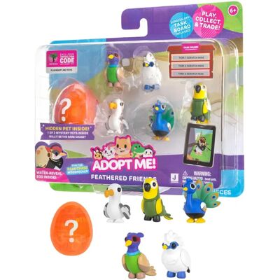 Adopt Me - Pack de 6 Figurines - Amis Plumés - Publicité Adopt Me - Pack de 6 Figurines - Amis Plumés - Publicité