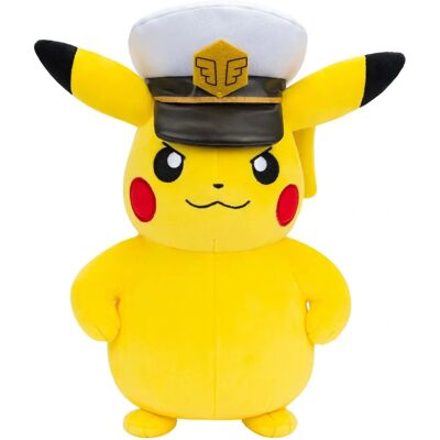 Jazwares Pokémon Captain Pikachu 8" Plush Soft Toy - Pokémon Type Electric Jazwares Pokémon Captain Pikachu 8" Plush Soft Toy - Pokémon Type Electric