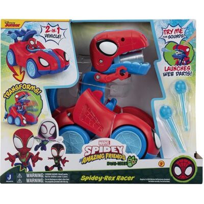 Jazwares Spidey Rex Racer - Vehicle - Inspired by Spidey and His Amazing Friends Jazwares Spidey Rex Racer - Vehicle - Inspired by Spidey and His Amazing Friends