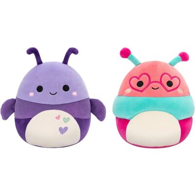 SQUISHMALLOWS 1+1 Brouk a housenka - Axel a Peach SQUISHMALLOWS 1+1 Brouk a housenka - Axel a Peach